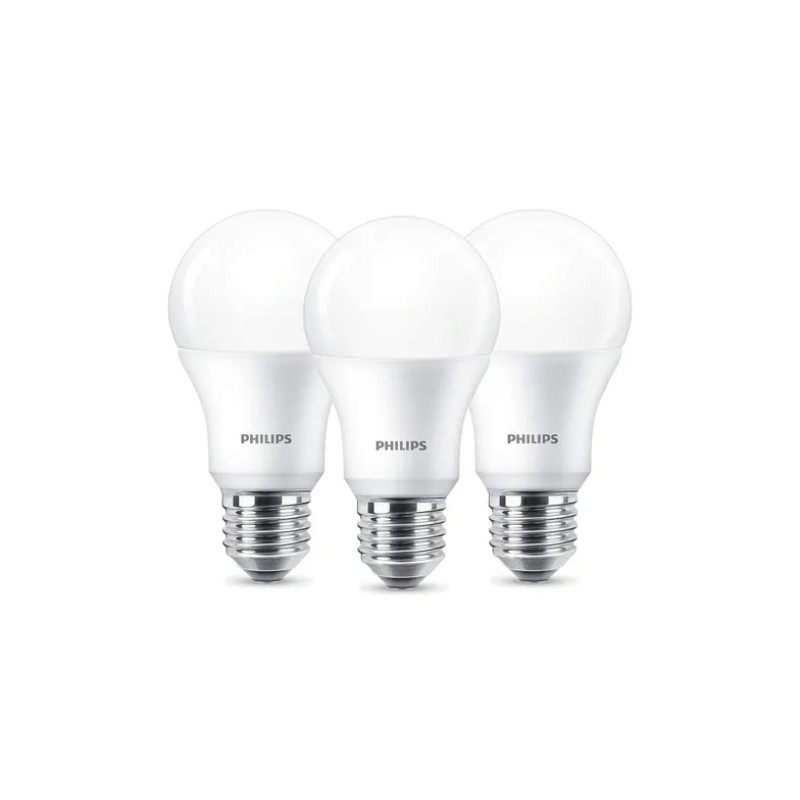 Ampolleta LED Philips EcoHome 9W E27 (CAJA 3U) Iluminación