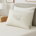 Pack 2 Fundas de Almohada Biancobelo Algodón Orgánico Almohadas