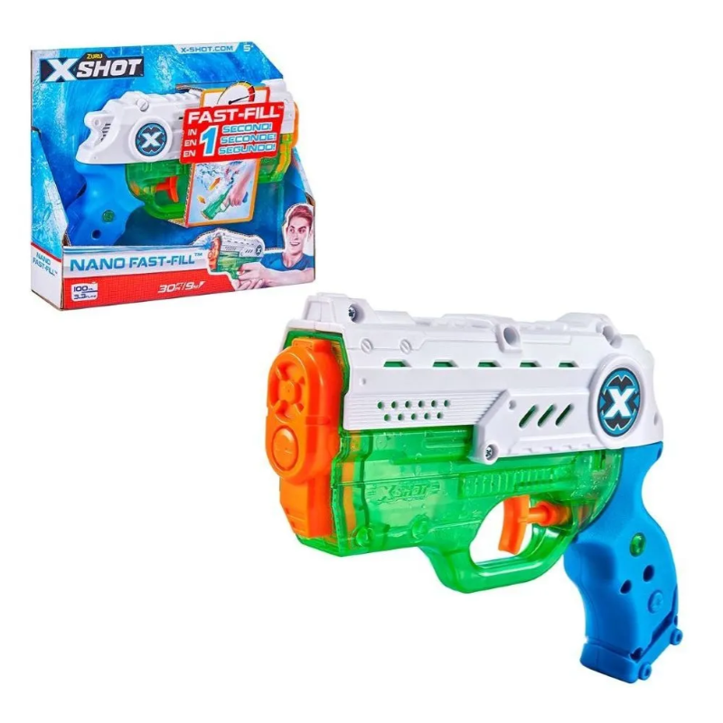 Lanza Agua Nano Drencher 80ml X-SHOT Juguetes