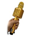 Micrófono Karaoke Lil Voice 2 LED Soporte Metal Gold MLAB Inicio