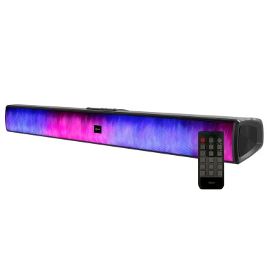 Soundbar Flaming Smoke SB‑500 16 W HDMI Óptico Bluetooth RGB MLAB Inicio