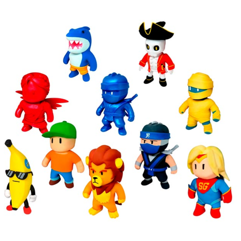 Figura Stretch de Goma de 15 cm Stumble Guys Figura aleatoria Juguetes