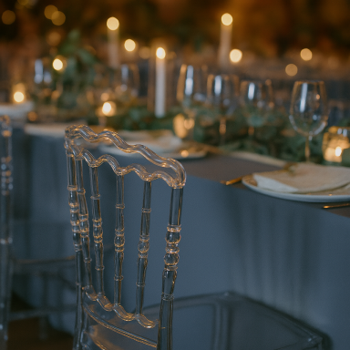 Silla Transparente para Eventos Manhattan Inicio