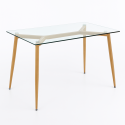 Mesa Eames Rectangular Vidrio Inicio