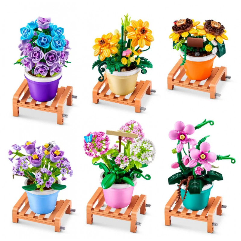 Set Bloques Garden Max - Con Diferentes Modelos De Piezas Juguetes