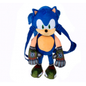 Mochila Peluche Sonic 30cm Juguetes
