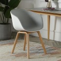 Pack 2 Sillas de Comedor Modelo Gaudí Gris Comedor y Estar