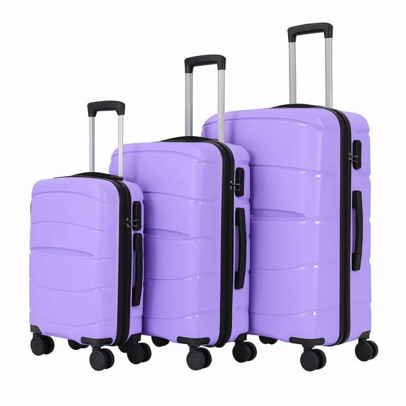 Juego de Maletas Rigidas Duraline Morado Maletas
