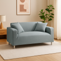 Funda para Sillón Celeste Spandex anti manchas Inicio