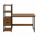Escritorio multifuncional con estanteria lateral Home Office