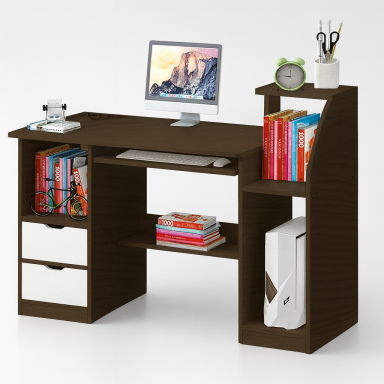 Escritorio para computador con gavetas Wood Escritorios