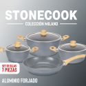 Juego de bateria Stonecook Milano 7 piezas Cocina