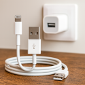 Cable Apple USB Lighting Original + Cargador Accesorios Celular