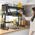 Secador escurridor de platos con almacenamiento superior Cocina