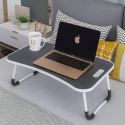 Mesa portátil plegable Gris Inicio