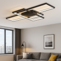 Lampara led geometrica negra Iluminación