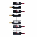 Organizador de fierro para botellas de vino Inicio