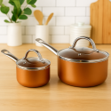 Juego de 2 Cacerolas con tapa Zunmial Cocina