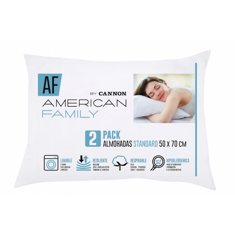 Pack 2 almohadas Cannon Almohadas