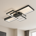 Lampara led geometrica negra Iluminación