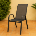Silla de Terraza Asunción Negra Terraza y Jardin
