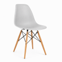 Sillas Eames DSW. Juego 4 Sillas Color Gris Sillas
