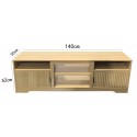 Rack de TV Harmony 60 Pulgadas Madera Clara Racks TV