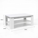 Mesa De Centro Oslo Blanca Mesas de Centro