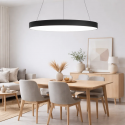 Lampara led 45w colgante 6000k modelo brihaspati redonda cerrada konnergie Iluminación