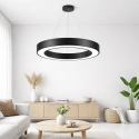 Lampara led 42w colgante 3000k modelo brihaspati redonda abierta konnergie Iluminación