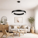 Lampara led 42w colgante 3000k modelo brihaspati redonda abierta konnergie Iluminación