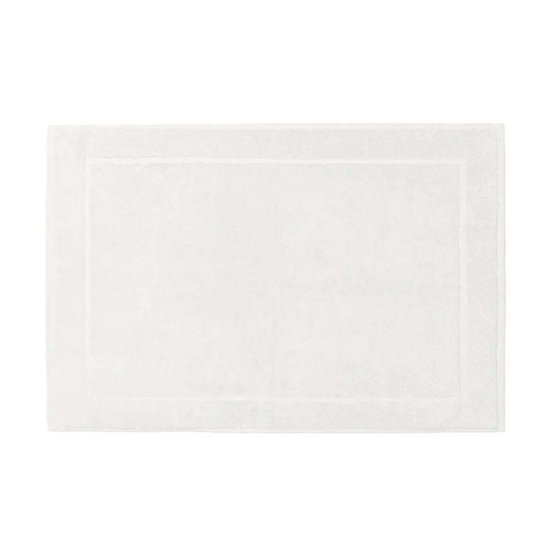 Piso de Baño Karsten Juliet Blanco 48x70 cm 680g Algodón Alta Absorción Hotelero Alfombras