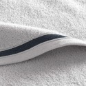 Toalla de Mano Karsten Lumina Gris Perla Gris 48x80 cm Algodón 500g Alta Absorción Toallas