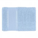 Toalla de Visita Karsten Melina Celeste 33x50 cm Algodón Bordable Toallas