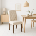 Silla de Comedor Acolchada Madera Elegance Sillas de Comedor