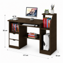 Escritorio para computador con gavetas Wood Escritorios