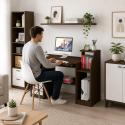Escritorio para computador con gavetas Wood Escritorios