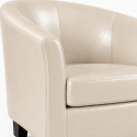 Sitial Poltrona Bilbao Crema Sofás