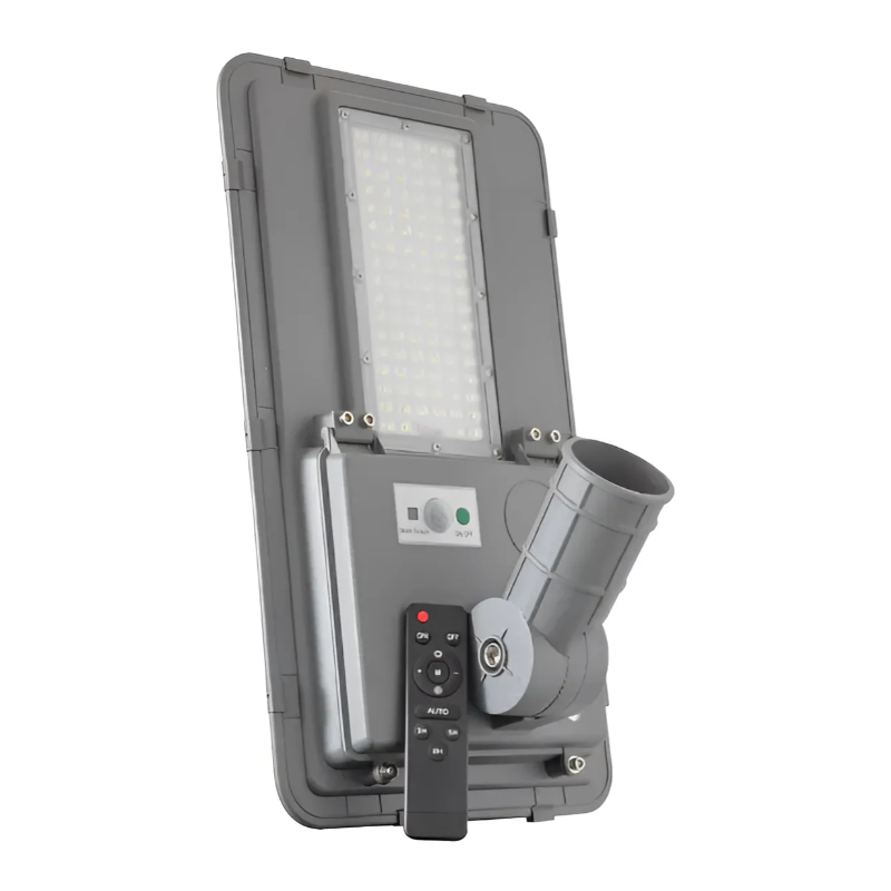 Luminaria Solar Con Sensor De Movimiento Monocristalina 200W modelo Epsilon 2 Iluminación exterior