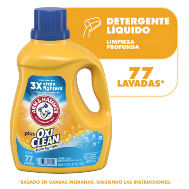 Detergente Líquido Arm & Hammer Oxiclean Fresh Scent 2,97ml Inicio