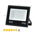 Foco Proyector De Area Led 30w IP66 IK08 Modelo Atlas Konnergie Iluminación exterior