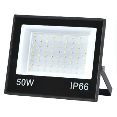 Foco proyector de área Led 50W 6000K Modelo Atlas IP55 Konnergie Iluminación exterior