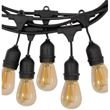 Guirnalda exterior IP65 10 soquetes 5M Konnergie