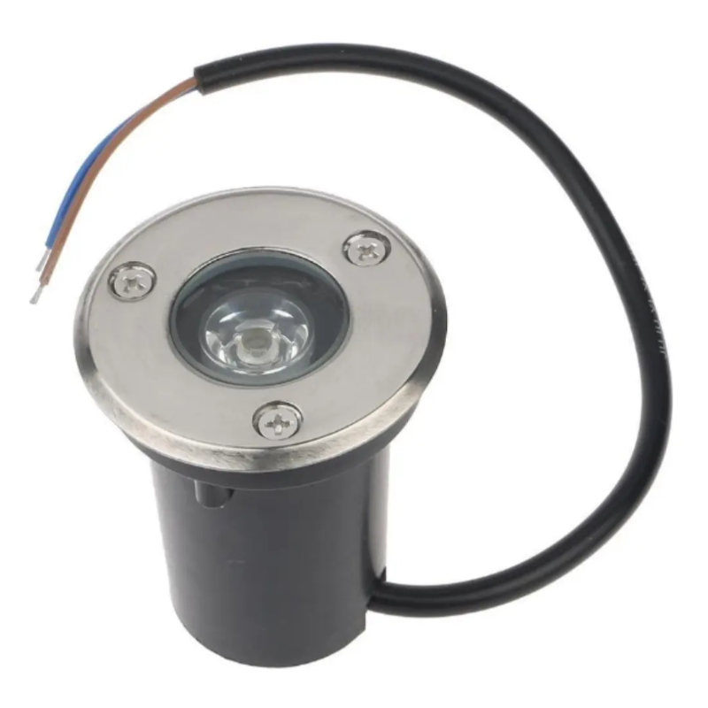 Foco de piso 1W 3000K IP67 Konnergie Iluminación exterior