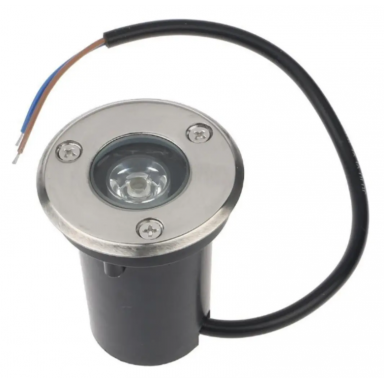 Foco de piso 1W 3000K IP67 Konnergie Iluminación exterior