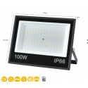 Foco Proyector De Área LED 100W 6000K Modelo Atlas Ip66 Ik08 Konnergie Inicio