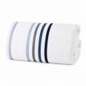 Toalla de Baño Karsten Lumina Blanco Azul 70x140 500gr Toallas