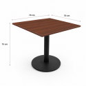 Mesa restaurant 70x70cm Bar y Terraza