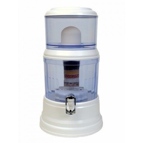 Dispensador y filtro de agua de 16L Inicio