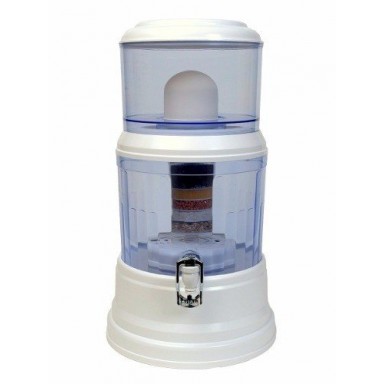 Dispensador y filtro de agua de 16L Inicio
